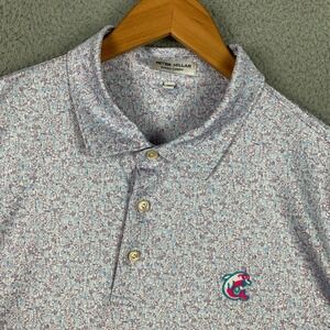 Peter Millar Summer Comfort SWAG Flipper Polo‎ Shirt Men's XL Dazed & Transfused